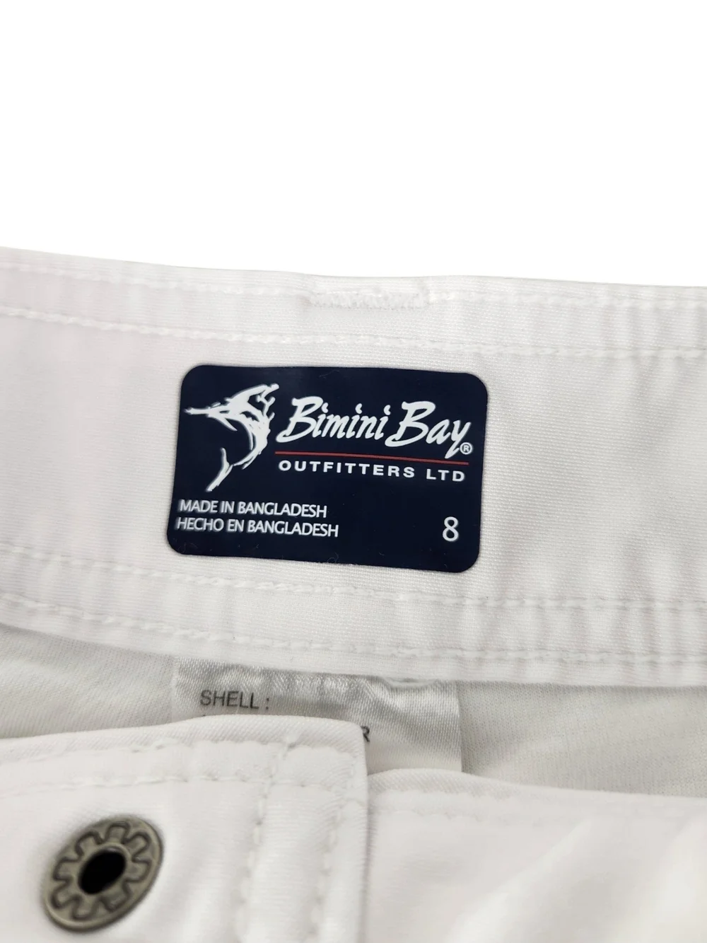 Bimini Bay White Active Skort Size 8 Golf Tennis Athletic Skirt Shorts See Descr